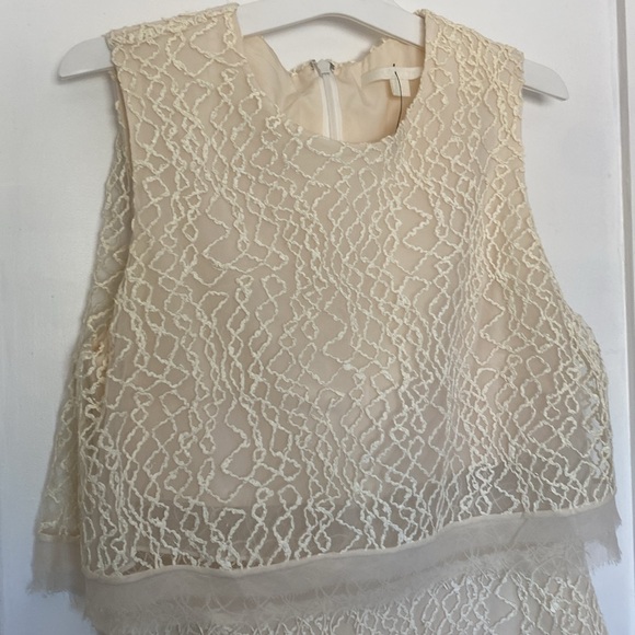 Jonathan Simkhai Designer Ivory Dress - Picture 4 of 5